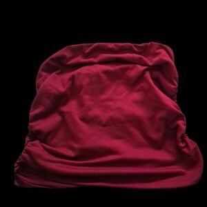Stretchy Burgundy Tube Top Size M